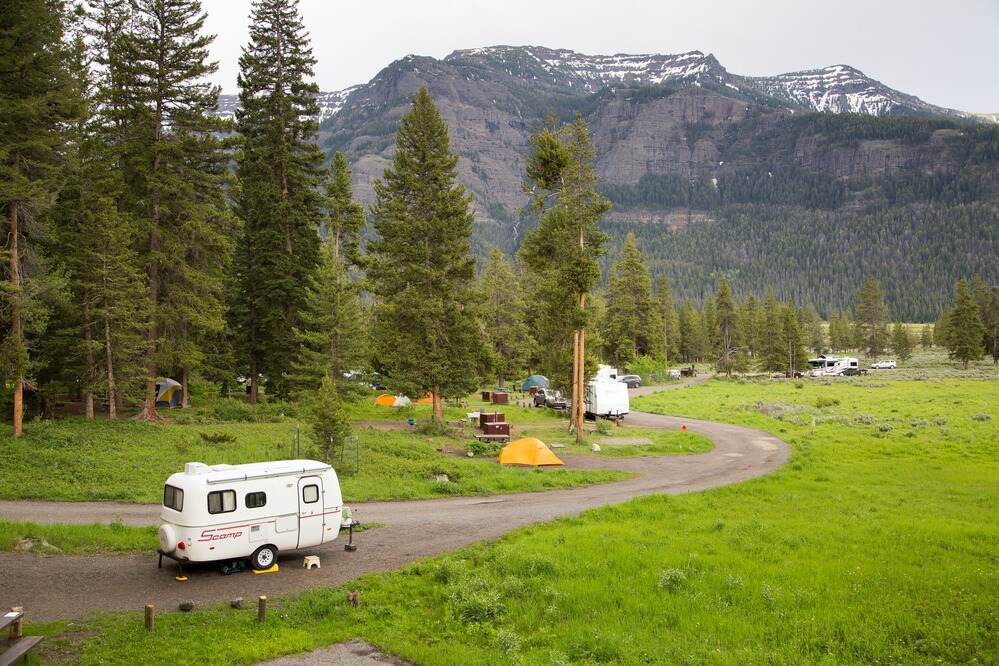 Pebble Creek Campground || NPS Photo