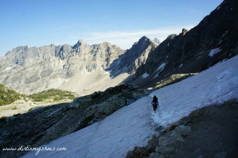 Paintbrush Divide Snowfield || Grand Teton National Park || Dirt In My Shoes