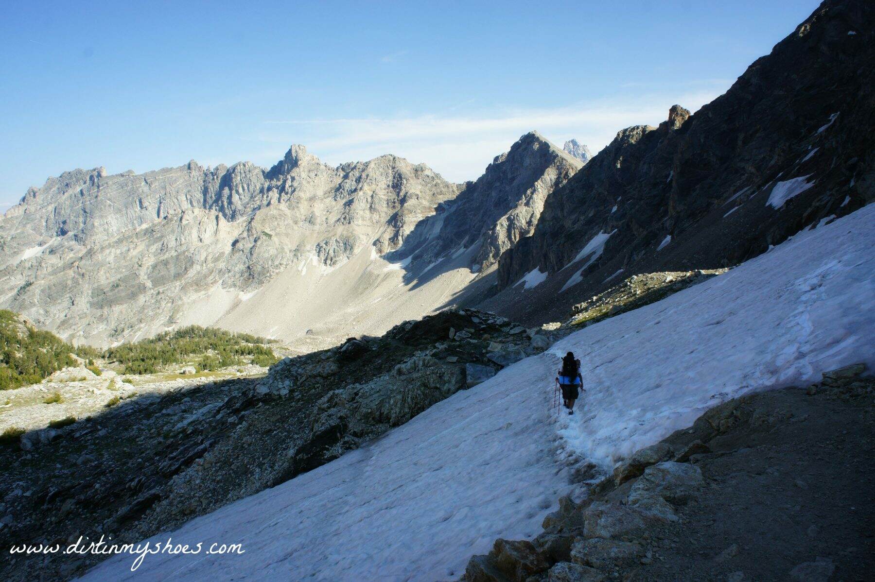 Paintbrush Divide Snowfield || Grand Teton National Park || Dirt In My Shoes