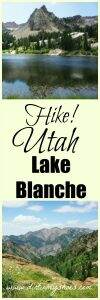 Hike to Lake Blanche near Salt Lake City, Utah. This trail is a must-do for anyone who likes to hike!