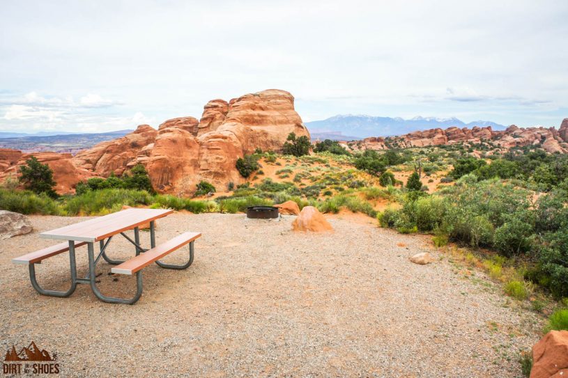 Camping In Arches National Park