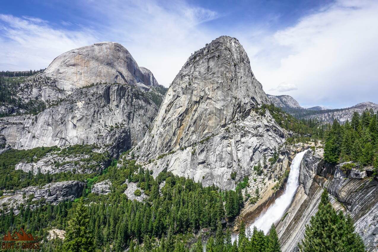 Nevada Fall from the John Muir Trail || Yosemite National Park || Dirt In My Shoes