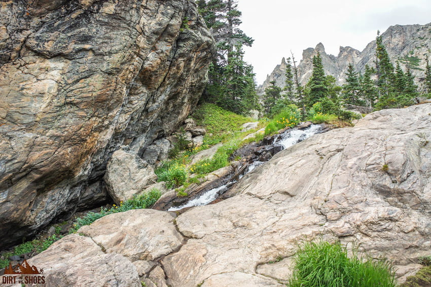 Waterfall Near Emerald Lake || Rocky Mountain National Park || Dirt In My Shoes