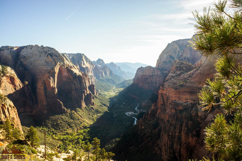 View of Angels Landing || Zion National Park || Dirt In My Shoes