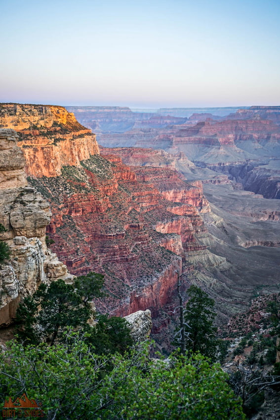 South Kaibab Trail Sunrise || Grand Canyon National Park || Dirt In My Shoes