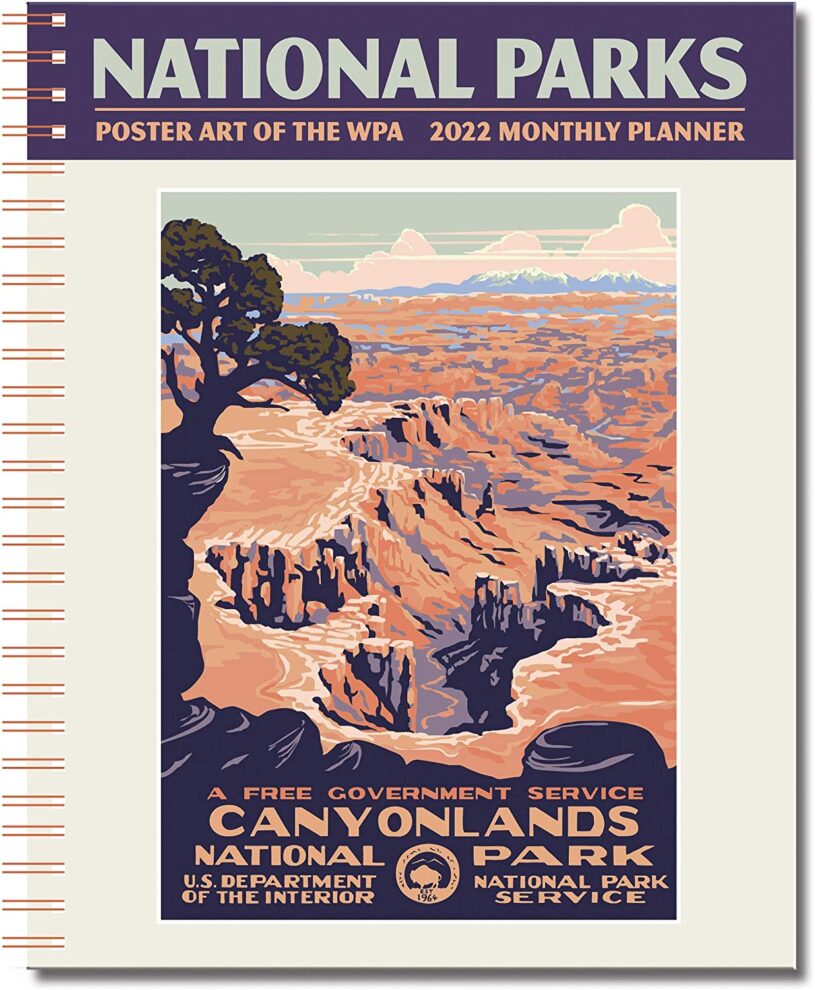 National Parks Monthly Planner