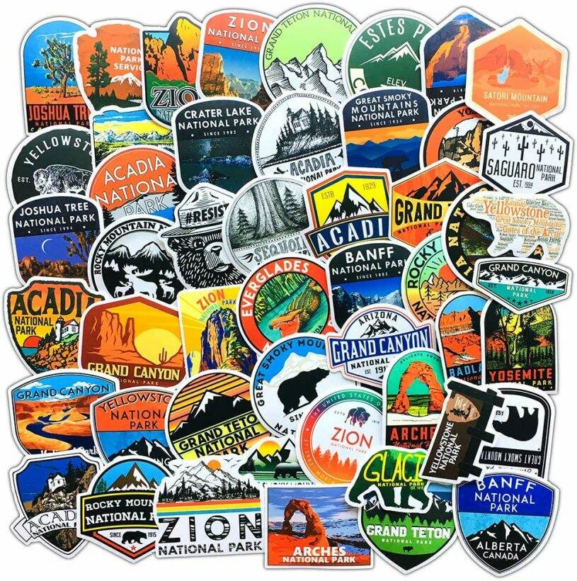 National Park Stickers