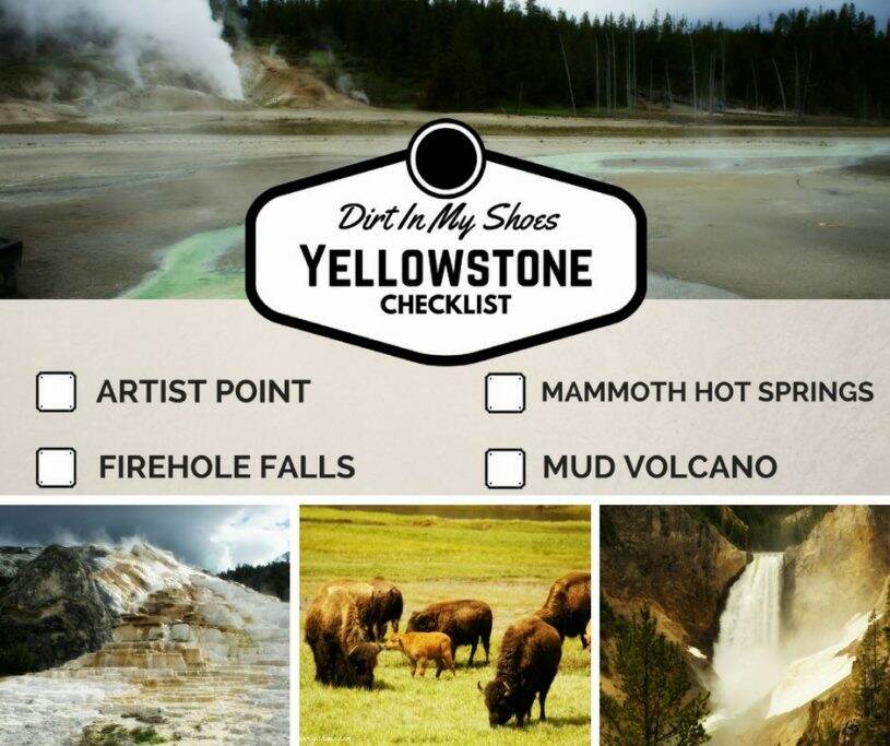 Free yellowstone checklist 