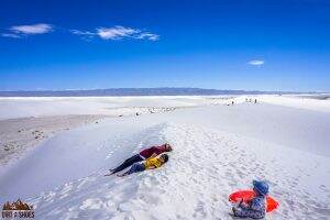 Sledding on the Dunes || White Sands National Monument || Dirt In My Shoes