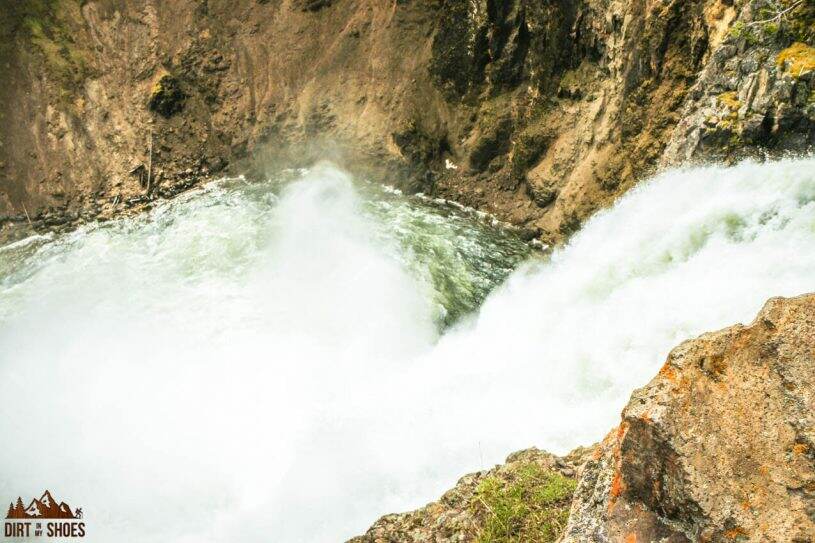 Brink of the Upper Falls || Yellowstone Itinerary || Dirt In My Shoes