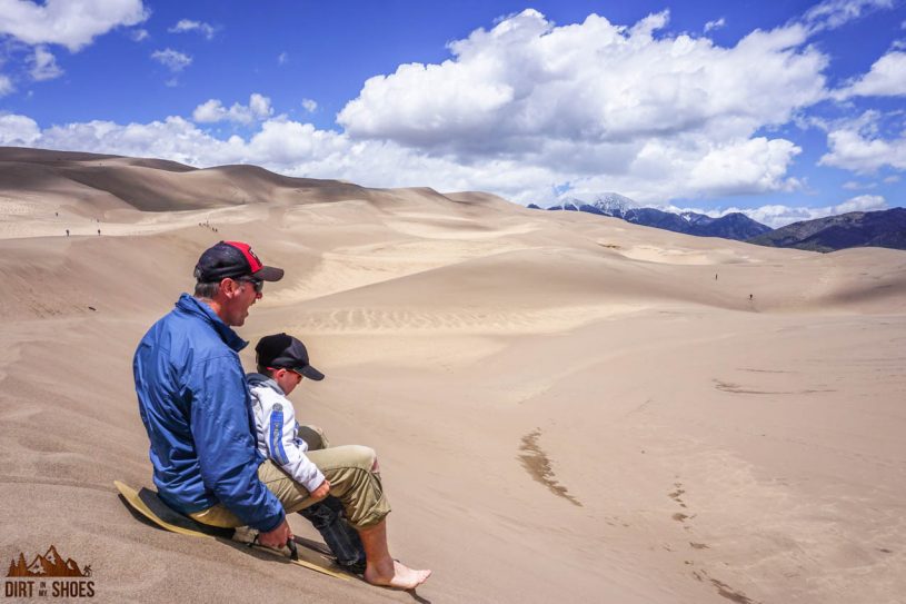 Sand Sledding || Great Sand Dunes National Park || Dirt In My Shoes