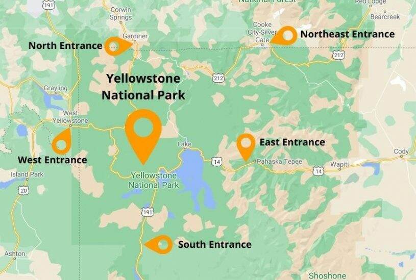 https://www.dirtinmyshoes.com/wp-content/uploads/2021/02/Yellowstone-National-Park-Entrances-Map-e1613152726380-815x549.jpg