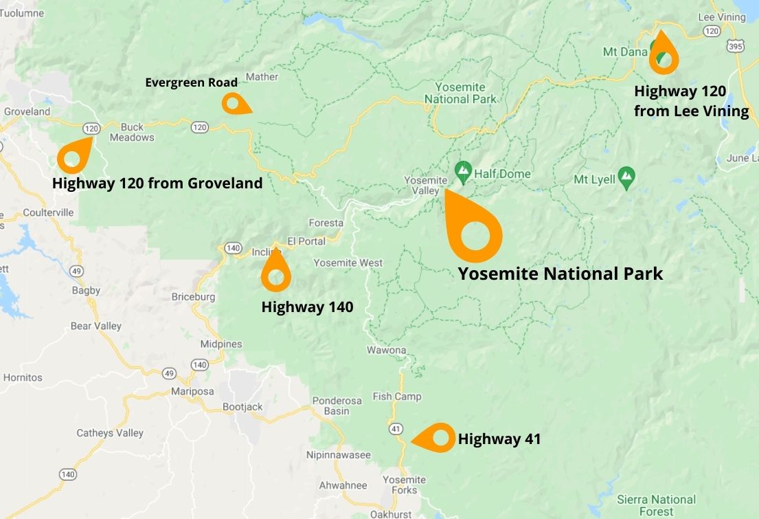 What Major Airport Is Closest To Yosemite National Park www.dirtinmyshoes.com