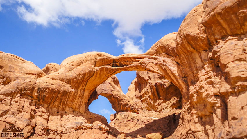 Double Arch || Best Easy Hikes in Arches || Dirt In My Shoes