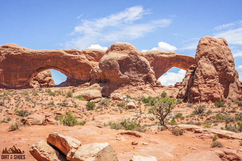 The Windows || Best Easy Hikes in Arches || Dirt In My Shoes