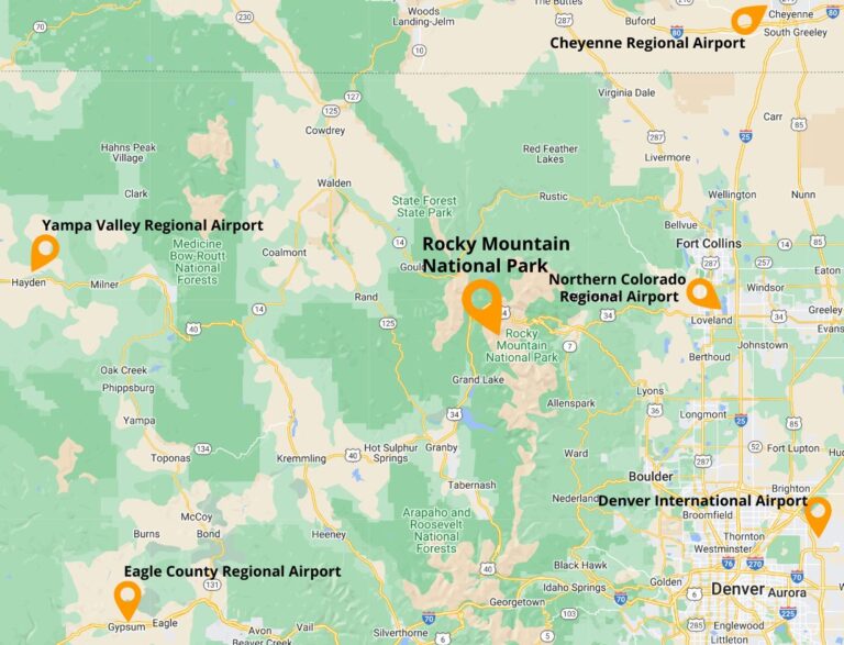 Distance From Denver Airport To Rocky Mountain National Park www.dirtinmyshoes.com