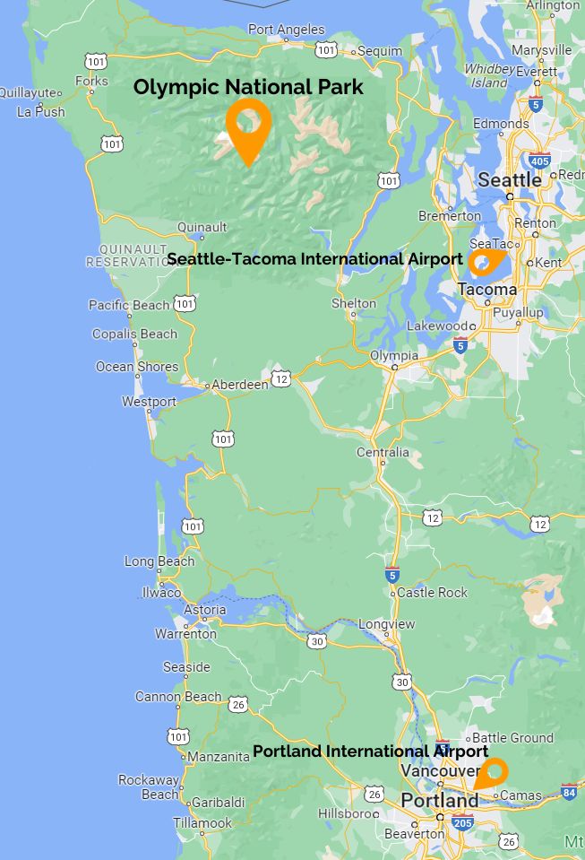 Olympic National Park Closest Airport www.dirtinmyshoes.com