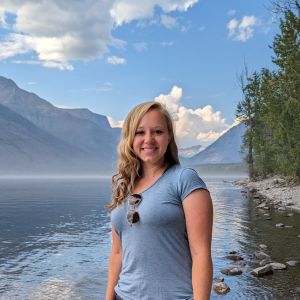 Ash at Lake McDonald in Glacier National Park