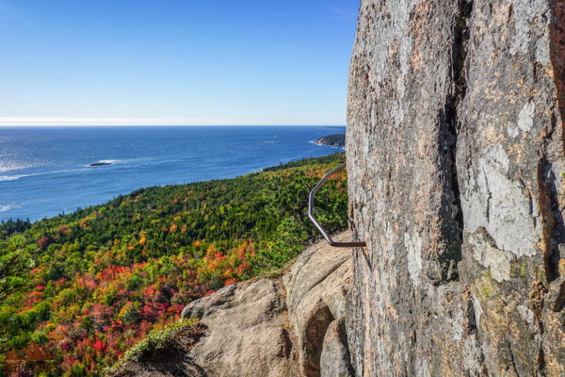 Hiking the Beehive Trail in Acadia National Park