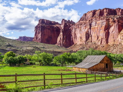 Historic Fruita District in Capitol Reef National Park