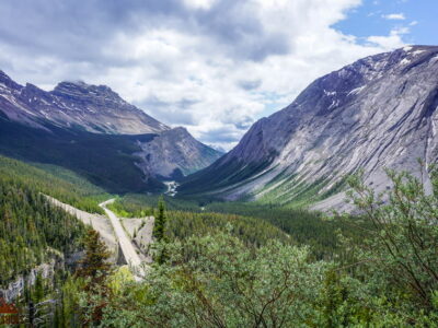 Icefields Parkway in Banff National Park